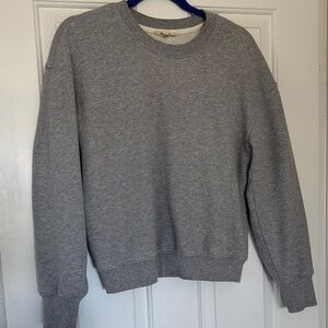 Women’s Madewell Classic Gray Crew Neck Sweater, Size Small